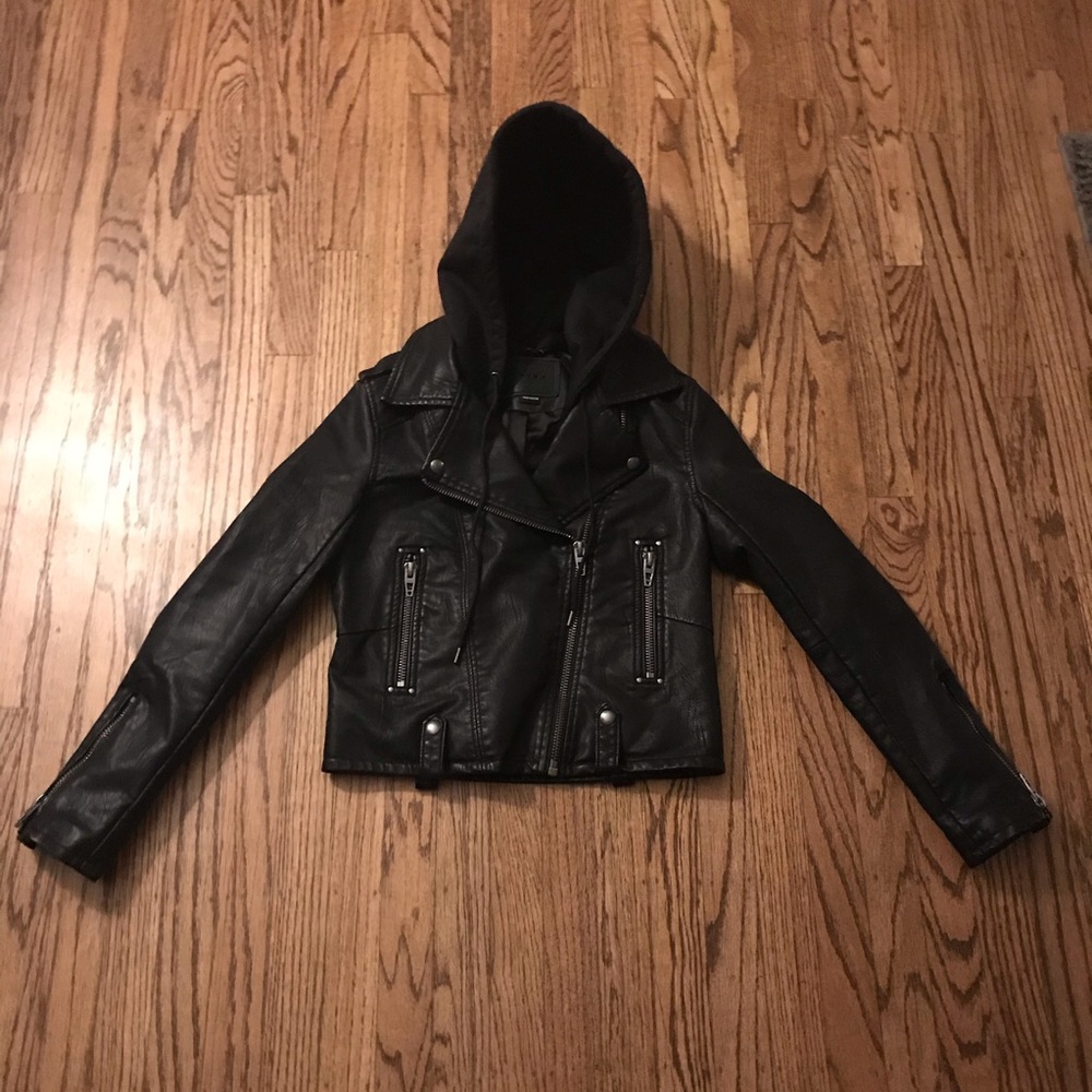 Blank NYC Extra small faux leather jacket